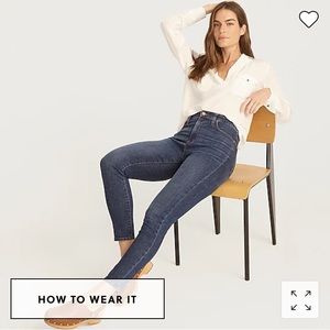 J. Crew Curvy Toothpick Jean size 26 regular